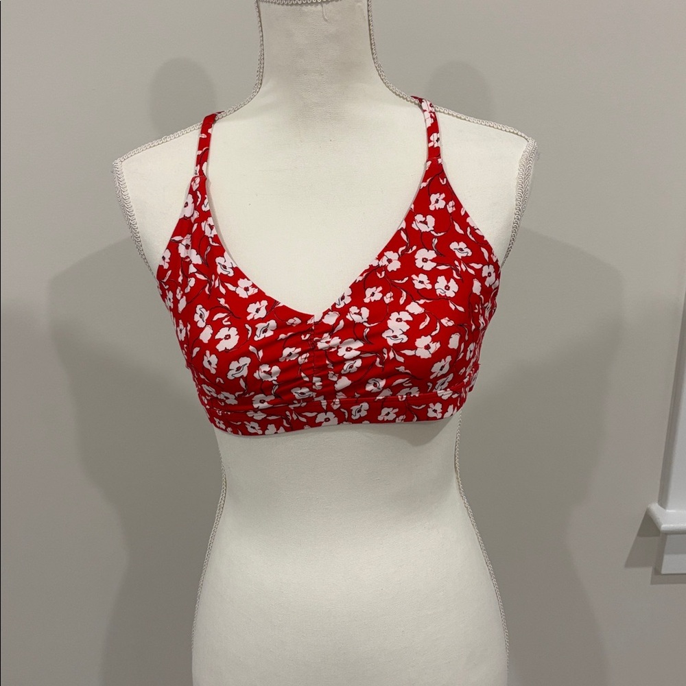 Spiritual gangster floral sports bra